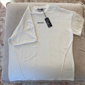 Men's SQUATWOLF White T-Shirt Size XXL